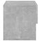 vidaXL Wall-mounted Bedside Cabinets 2 pcs Concrete Grey
