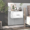 vidaXL Wall-mounted Bedside Cabinets 2 pcs White