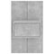 vidaXL Wall-mounted Bedside Cabinets 2 pcs Concrete Grey