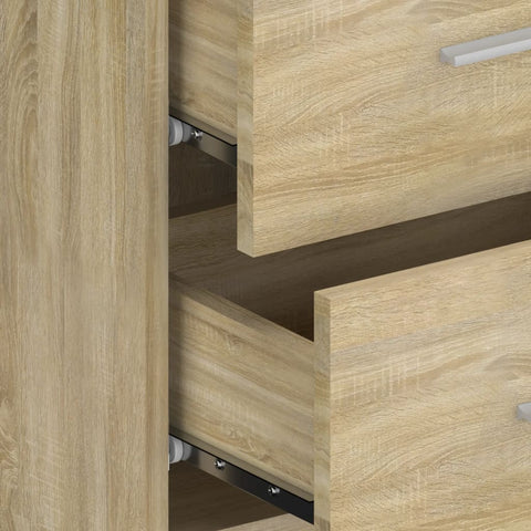 vidaXL Wall-mounted Bedside Cabinets 2 pcs Sonoma Oak