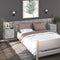 vidaXL Wall-mounted Bedside Cabinet Concrete Grey