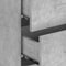 vidaXL Wall-mounted Bedside Cabinet Concrete Grey