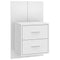 vidaXL Wall-mounted Bedside Cabinet High Gloss White