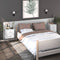 vidaXL Wall-mounted Bedside Cabinet High Gloss White