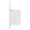 vidaXL Wall-mounted Bedside Cabinet High Gloss White