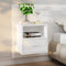 vidaXL Wall-mounted Bedside Cabinets 2 pcs White