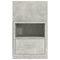 vidaXL Wall-mounted Bedside Cabinets 2 pcs Concrete Grey
