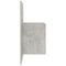 vidaXL Wall-mounted Bedside Cabinets 2 pcs Concrete Grey