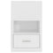 vidaXL Wall-mounted Bedside Cabinet High Gloss White