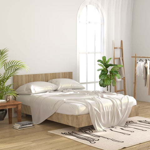 vidaXL Bed Headboard Sonoma Oak 160x1.5x80 cm Engineered Wood