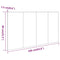 vidaXL Bed Headboard Sonoma Oak 160x1.5x80 cm Engineered Wood