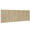 vidaXL Wall Headboard Sonoma Oak 240x1.5x80 cm Engineered Wood