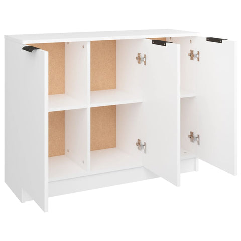 vidaXL Sideboard White 90.5x30x70 cm Engineered Wood
