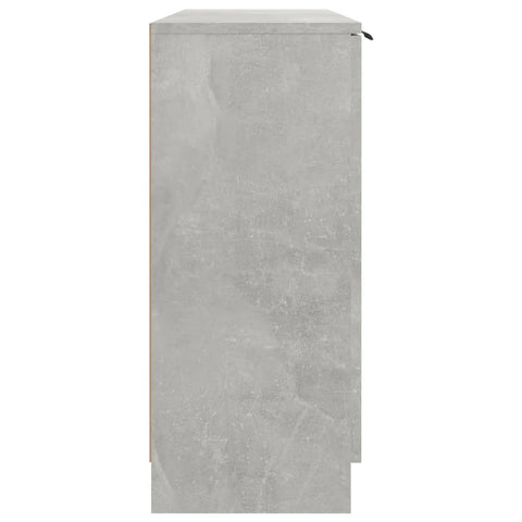 vidaXL Sideboard Concrete Grey 90.5x30x70 cm Engineered Wood