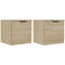 vidaXL Bedside Cabinets 2 pcs Sonoma Oak 40x39x40 cm