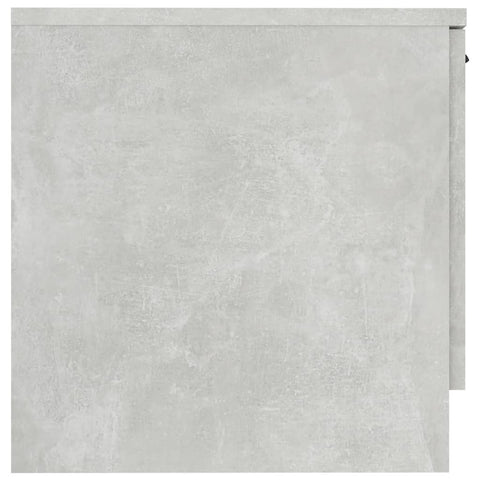 vidaXL Bedside Cabinet Concrete Grey 40x39x40 cm