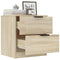 vidaXL Bedside Cabinets 2 pcs Sonoma Oak Engineered Wood