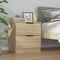 vidaXL Bedside Cabinets 2 pcs Sonoma Oak Engineered Wood