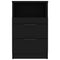 vidaXL Bedside Cabinet Black Engineered Wood