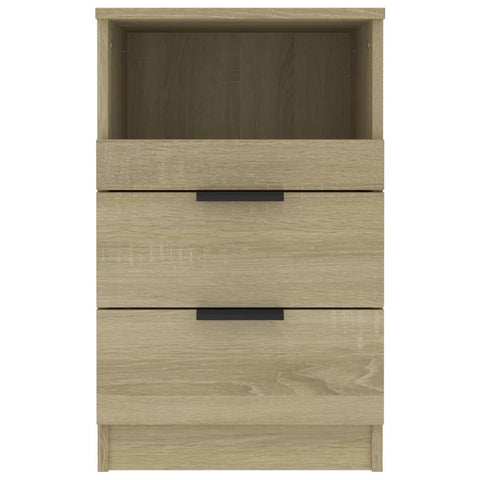 vidaXL Bedside Cabinet Sonoma Oak Engineered Wood