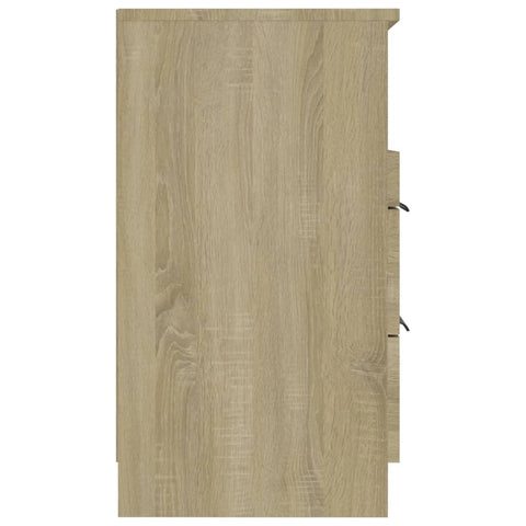 vidaXL Bedside Cabinet Sonoma Oak Engineered Wood