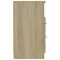 vidaXL Bedside Cabinet Sonoma Oak Engineered Wood