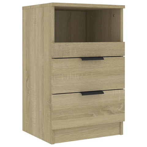 vidaXL Bedside Cabinets 2 pcs Sonoma Oak Engineered Wood