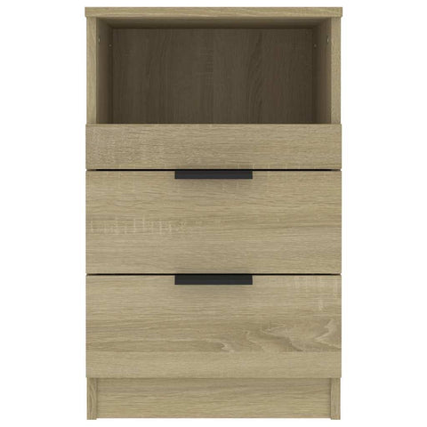 vidaXL Bedside Cabinets 2 pcs Sonoma Oak Engineered Wood
