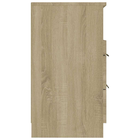 vidaXL Bedside Cabinets 2 pcs Sonoma Oak Engineered Wood