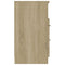 vidaXL Bedside Cabinets 2 pcs Sonoma Oak Engineered Wood