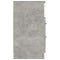 vidaXL Bedside Cabinets 2 pcs Concrete Grey Engineered Wood