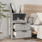 vidaXL Bedside Cabinets 2 pcs Concrete Grey Engineered Wood