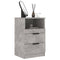 vidaXL Bedside Cabinets 2 pcs Concrete Grey Engineered Wood
