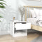 vidaXL Bedside Cabinets 2 pcs White Engineered Wood