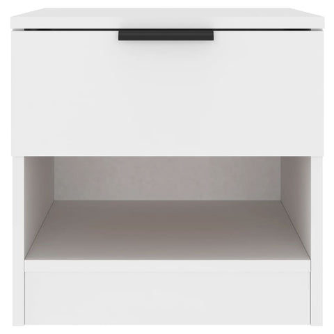vidaXL Bedside Cabinets 2 pcs White Engineered Wood