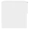 vidaXL Bedside Cabinets 2 pcs White Engineered Wood