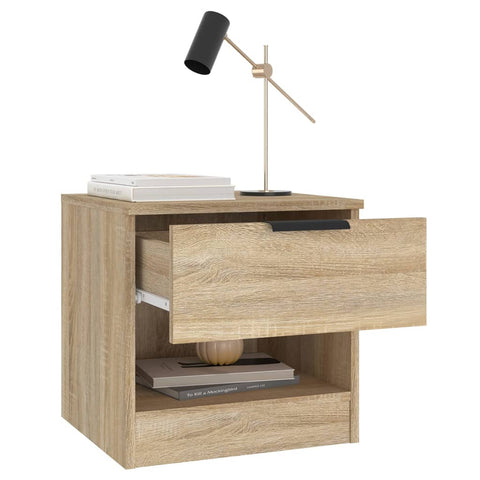 vidaXL Bedside Cabinets 2 pcs Sonoma Oak Engineered Wood
