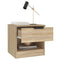 vidaXL Bedside Cabinets 2 pcs Sonoma Oak Engineered Wood