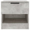 vidaXL Bedside Cabinets 2 pcs Concrete Grey Engineered Wood