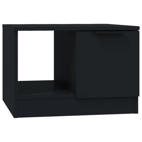 vidaXL Coffee Table Black 50x50x36 cm Engineered Wood