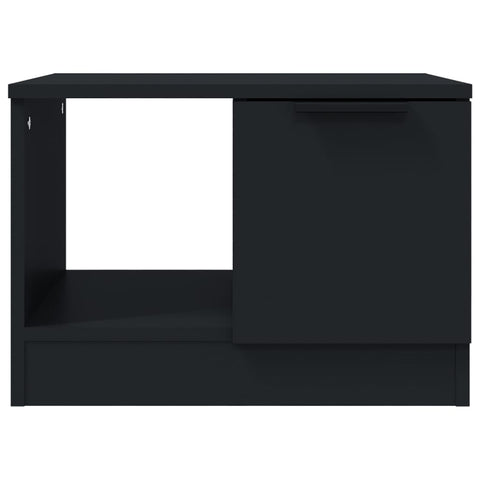 vidaXL Coffee Table Black 50x50x36 cm Engineered Wood