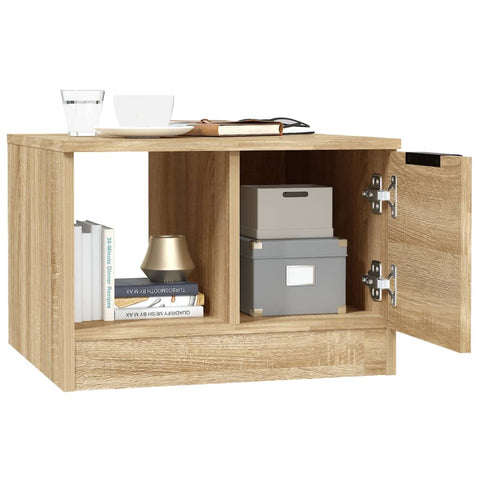 vidaXL Coffee Table Sonoma Oak 50x50x36 cm Engineered Wood
