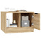 vidaXL Coffee Table Sonoma Oak 50x50x36 cm Engineered Wood
