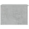 vidaXL Coffee Table Concrete Grey 50x50x36 cm Engineered Wood