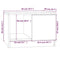 vidaXL Coffee Table Concrete Grey 50x50x36 cm Engineered Wood