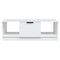 vidaXL Coffee Table White 102x50x36 cm Engineered Wood
