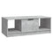 vidaXL Coffee Table Concrete Grey 102x50x36 cm Engineered Wood