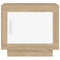 vidaXL Coffee Table White and Sonoma Oak 51x50x45 cm Engineered Wood