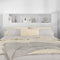 vidaXL Headboard Cabinet White 160x18.5x104.5 cm