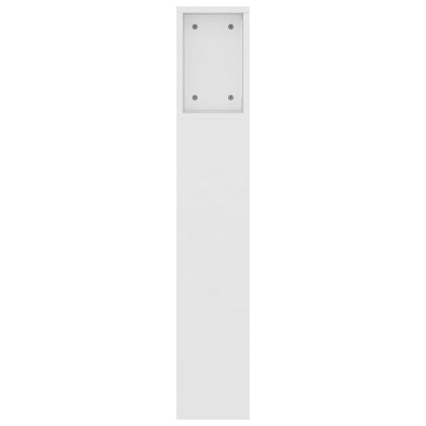 vidaXL Headboard Cabinet White 160x18.5x104.5 cm